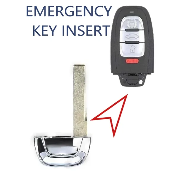 Audi 2008-2016 Smart Emergency Key HU66 PN: A2016060701