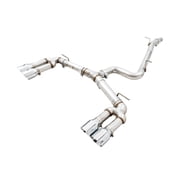 AWE Tuning Audi 8V S3 Track Edition Exhaust with 102mm Chrome Silver Tips