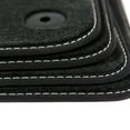 thumbnail image 1 of Audi A4 & S4 Floor Mats - Sedan, Wagon, Allroad B8 - Silver Stitching, 1 of 7