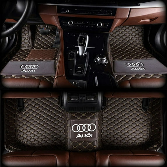 Audi A4L 2009~2016 Waterproof Leather Car Floor Mats Car Carpet