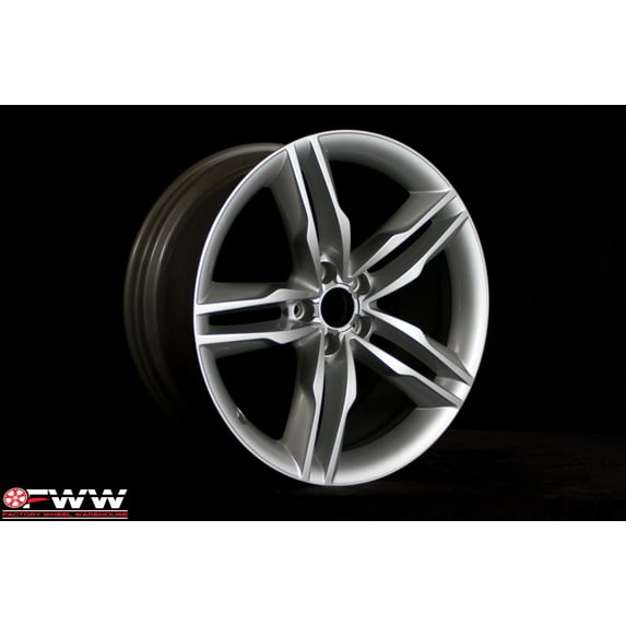 Audi Wheel 2008-2017 19" Factory OEM Silver 8T0601025H