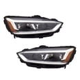 thumbnail image 1 of For Audi A5 Quattro/S5 2018 2019 Headlight Driver and Passenger Side | Pair | LED | Clear Lens | Made of PP Plastic | Replacement For AU2502212, AU2503212 | 8W6941773F, 8W6941774F, 1 of 6