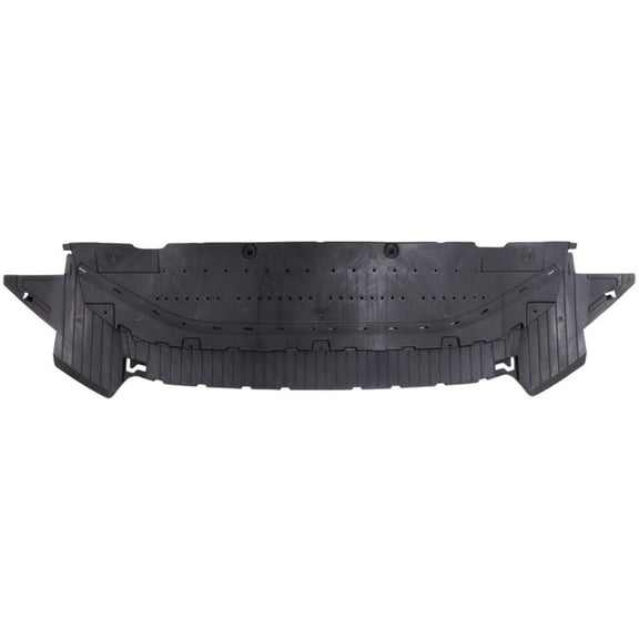 For Audi A6/A6 Quattro/S6 2016 2017 2018 Engine Splash Shield | Front | Lower | Made Of PP Plastic and Fiberglass | Black | Replacement For AU1228138 | 4G0807611F