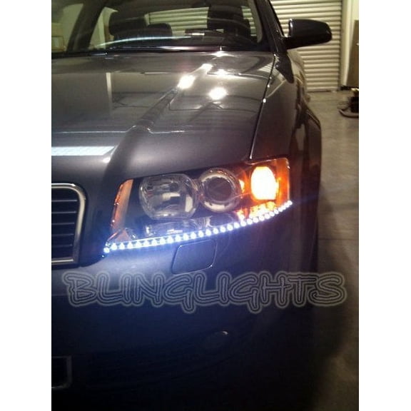 Audi A6 LED DRL Head Light Strips Day Time Running Lamps Kit