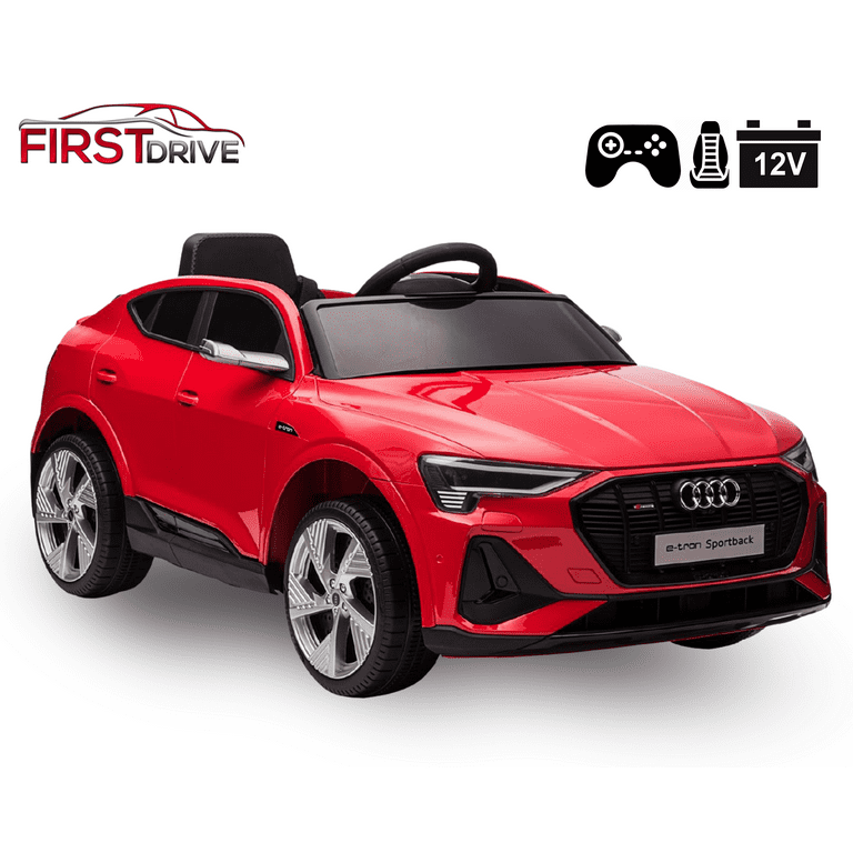 Audi E TRON SPORTBACK Red 12V Power Battery Dual Motor Wheels