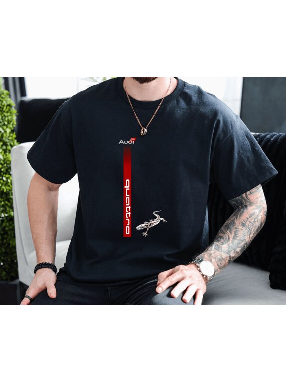 Audi German Car Auto Luxury Performance Fan Brand Unisex T-Shirt, up to size 3XL.