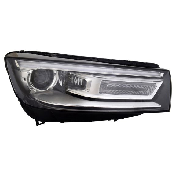 For Audi Q5 2018 2019 2020 Headlight Assembly Passenger Side | CAPA | HID | Clear Lens | PP Plastic Housing | PC Plastic Lens | With Bulbs | Replacement For AU2503206 | 80A941044H
