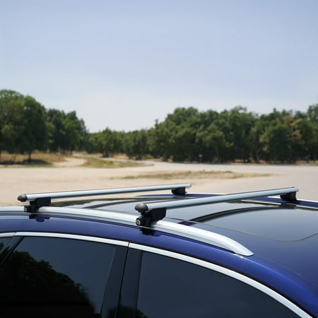 Audi Q5 Roof Racks Cross Bars Luggage Carrier Silver Set NEW