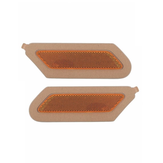 For Audi Q5/SQ5 2018 2019 2020 OEM Bumper Reflector Driver and Passenger Side | Pair | Front | Replacement For AU1084100OE, AU1085100OE | 80A945071, 80A945072