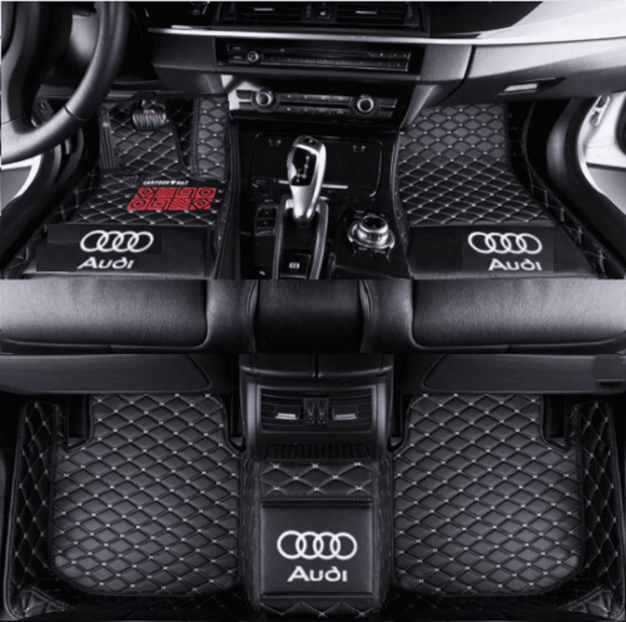 Audi Q7 7seat 2016~2019 Waterproof Leather Car Floor Mats Car Carpet ...