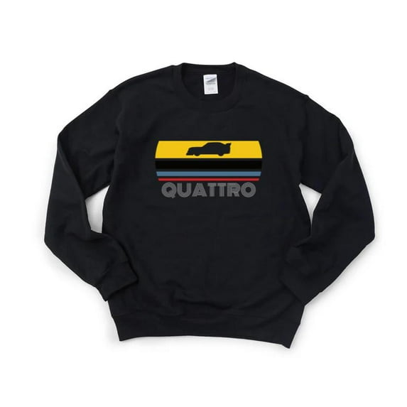 Audi Quattro Group B Rallying WRC Design Classic Vintage Retro Car Sport SweatShirt Unisex, up to 5XL