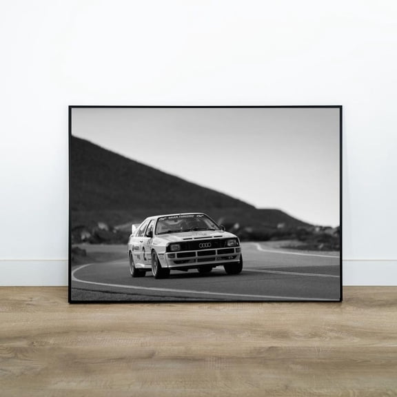 Audi Quattro Poster Audi Print Audi Wall Art Audi Poster Sports Car Poster Motorsport Wall Art Classic Car Poster Vintage Car Poster