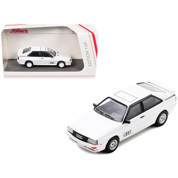 Audi Quattro White 1/64 Diecast Model Car by Schuco