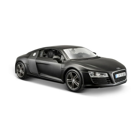 Audi R8 Car [1:24 scale in Matt Black]
