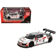 Audi R8 LMS #38 Marchy Lee Macau GT Cup 2013 1/64 Die Cast Model Car by Pop Race