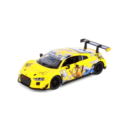 Audi R8 LMS Bruce Lee, Yellow - Showcasts 224262D - 1/24 Scale Diecast Model Car