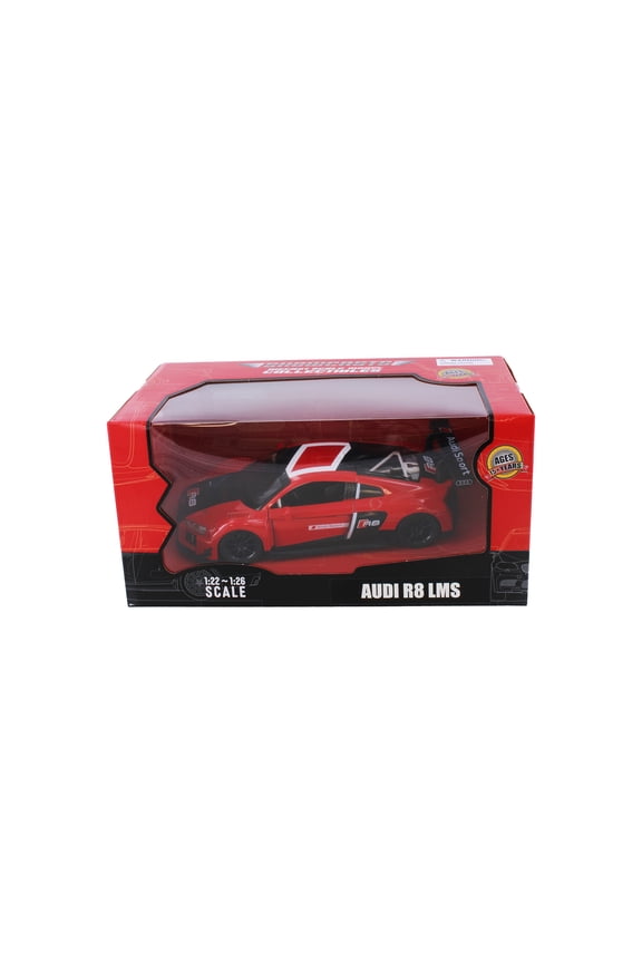 Audi R8 LMS, Red - Showcasts 68262R - 1/24 Scale Diecast Model Car