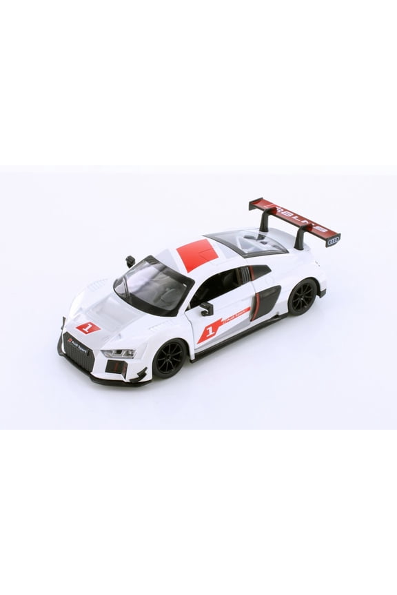 Audi R8 LMS, White - Showcasts 68262D - 1/24 scale Diecast Model Toy Car