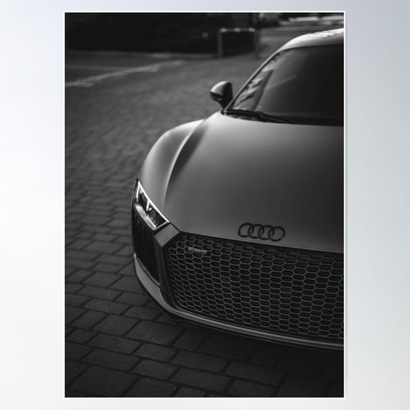 Audi R8 Poster Wall Art, Modern Wall Decor, 8x12 UNFRAMED