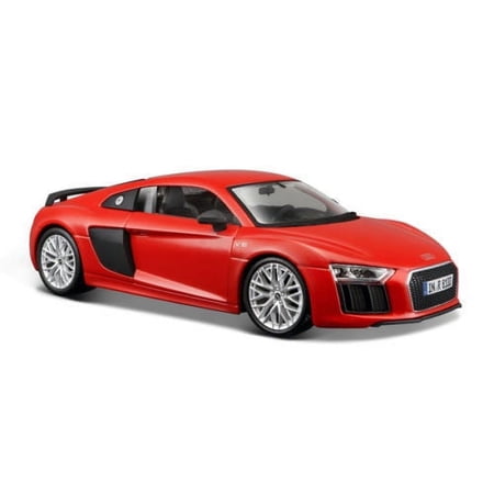 Audi R8 V10 Plus, Red - Maisto 31513 - 1/24 Scale Diecast Model Toy Car