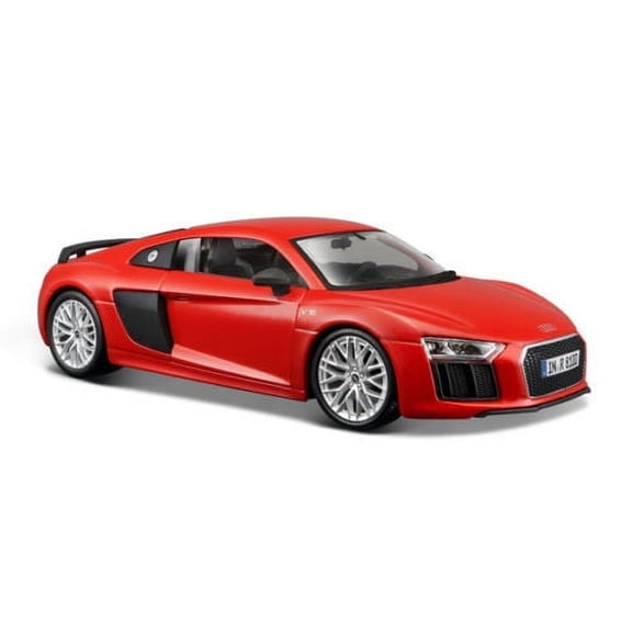 Audi R8 V10 Plus, Red - Maisto 31513 - 1/24 Scale Diecast Model Toy Car
