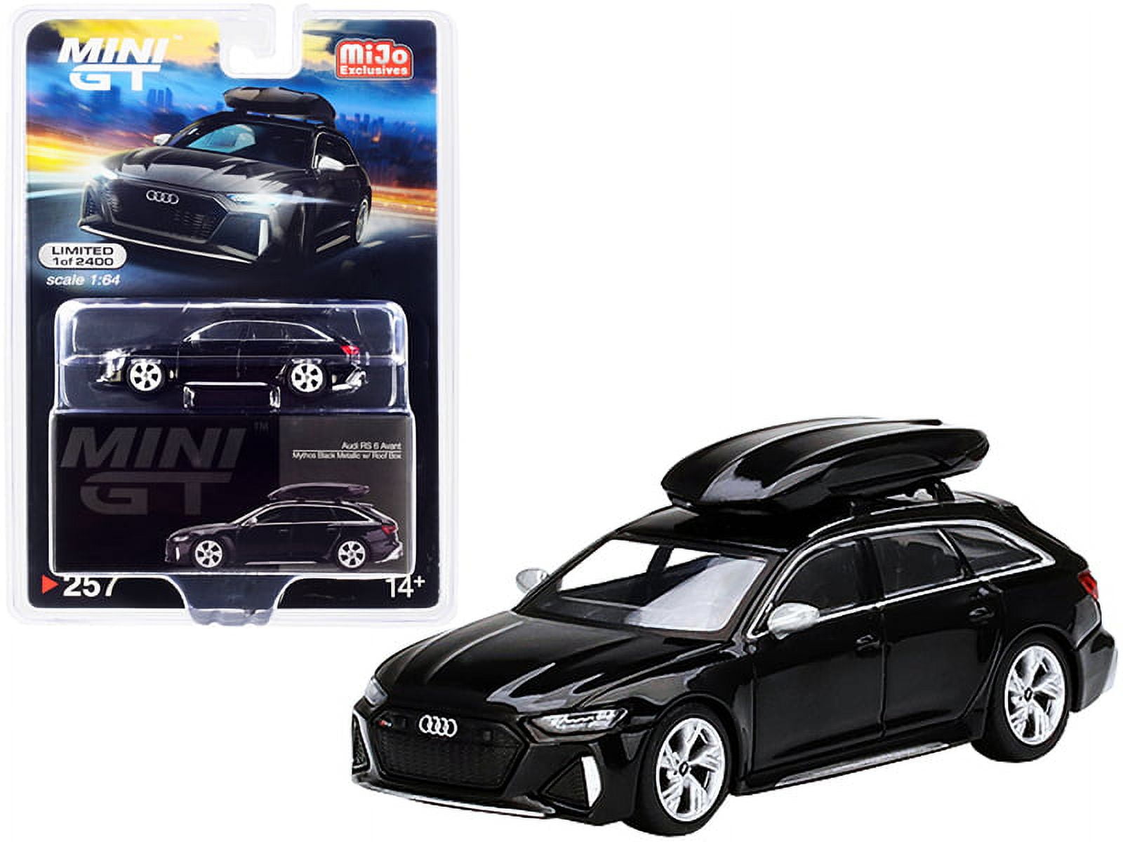 アウディ RS 6 アバント 1/18 ミニカー ブラック ミニチャンプス 1/18 アウディ RS6 アバント 2019 ブラック