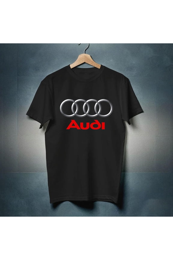 Audi Sports Logo T-Shirt Clothing Men's Made in USA-TH40197