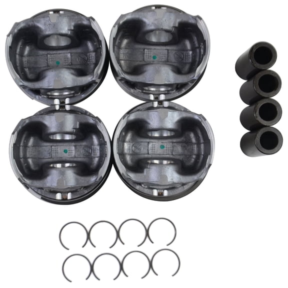Audi VW 2.0T TFSI Engine Pistons Set - 23mm Pin  - OEM 06H107065 Fits A3 A4 A5 A6 Q5 TT Transporter Golf Jetta Passat