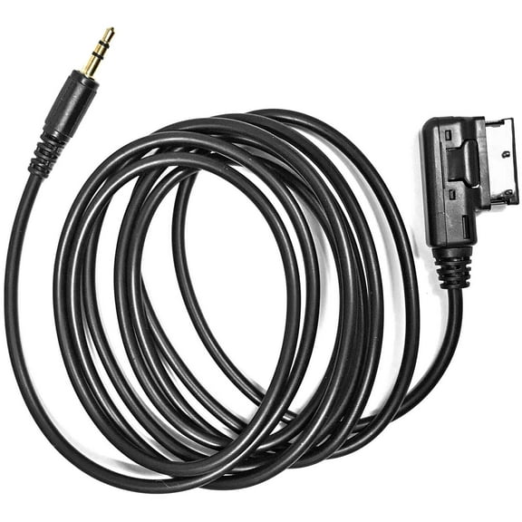 Audi & VW Compatible AMI MMI AUX Cable 1.5m, Black, No Audio Signal Loss