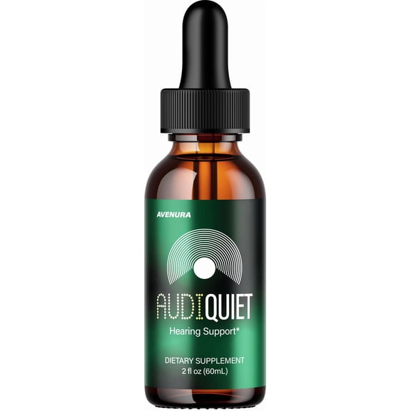 AudiQuiet Liquid Drops – Audi Quiet Natural Blend Advance Formula for Hearing Support Supplement, 1 Pack, 1 Month Supply