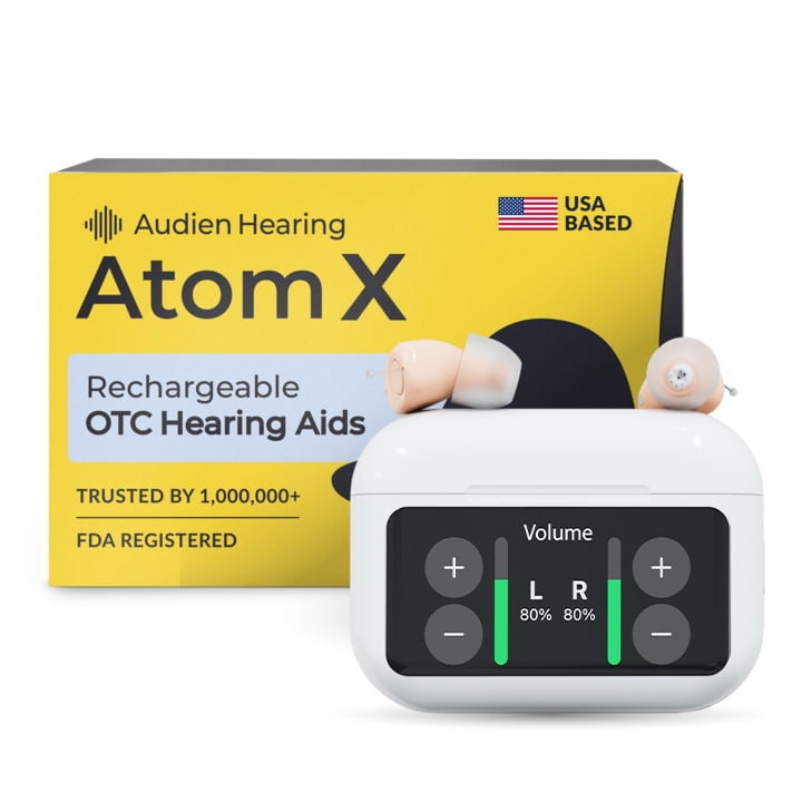 Audien Hearing Atom X OTC Hearing Aid - CIC Hearing Aids