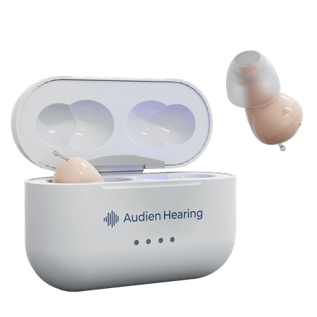 Audien Hearing - Audien Atom Pro 2 OTC Hearing Aids - Beige