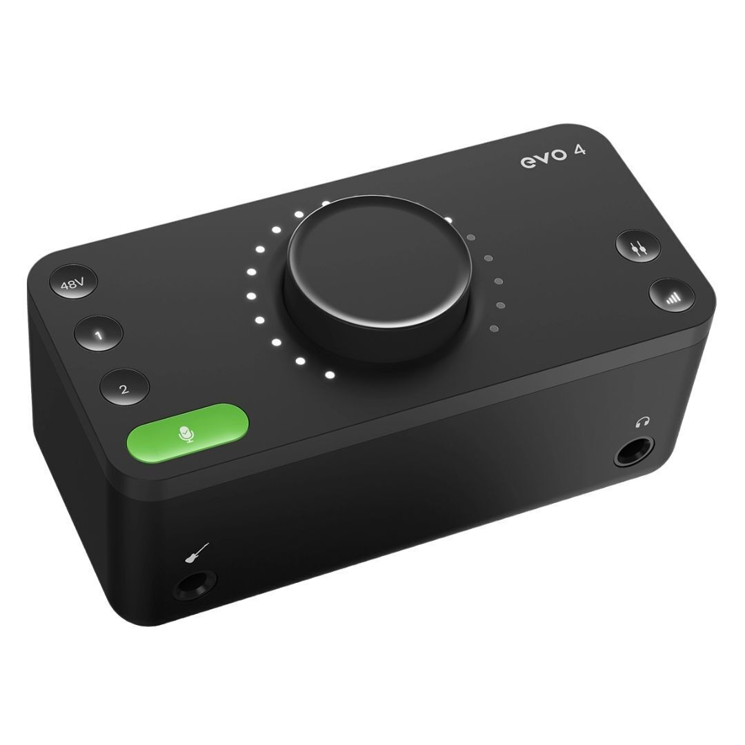 Audient EVO 4 USB Audio Interface Professional-Grade Recording Solution for Musicians, Podcasters, and Content Creators - image 1 of 6
