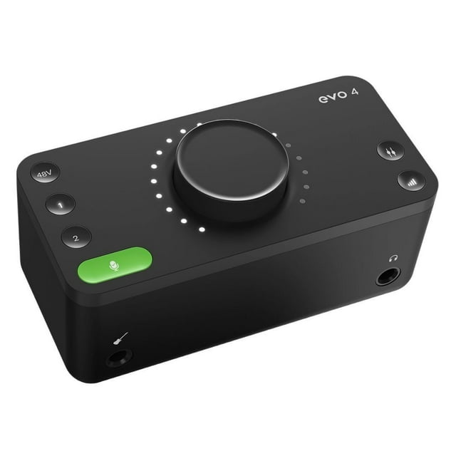 Audient EVO 4 USB Audio Interface Professional-Grade Recording Solution for Musicians, Podcasters, and Content Creators