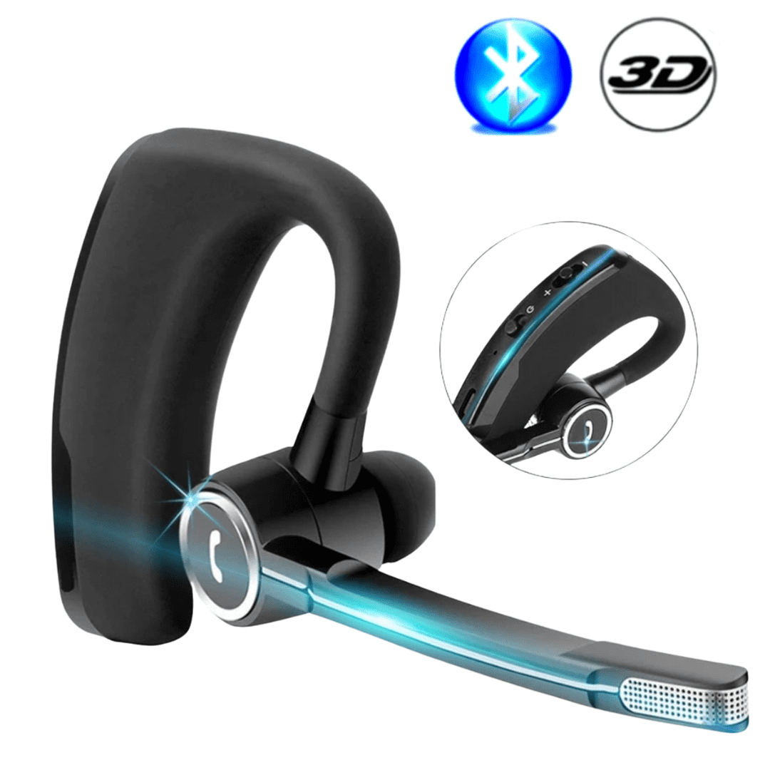  BlueFit Auriculares Bluetooth Bluetooth para teléfonos  celulares Wireless Blue Tooth 5.0 Head Set in-Ear Piece con micrófono para  teléfono celular Manos libres Cancelación de ruido para coche : Celulares y  Accesorios