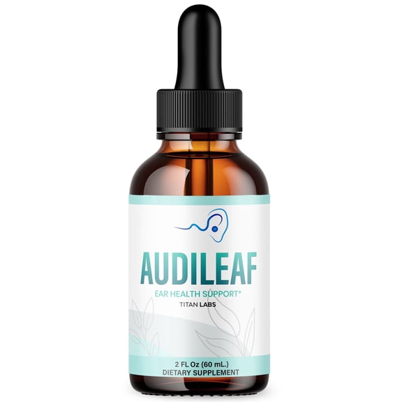 Audileaf Advanced Formula Ear Health Support Drops Hearing Supplement Audi Leaf 30 Servings