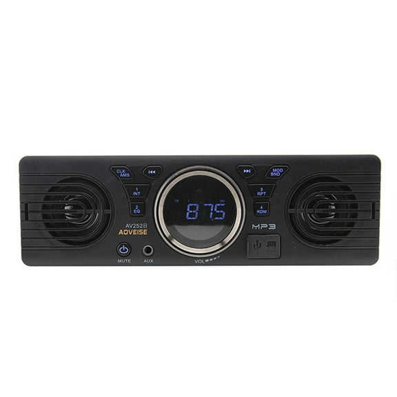 Audio 12.0V Car Secure Digital Memory Card MP3 Audio Electric Car Radio With Loudspeaker BT Host Speaker Car Radio Car Stereo