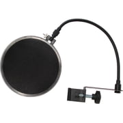 Audio 2000S AWS4071 7.4" Dual Screen Clamp on Microphone Pop Filter Wind Screen