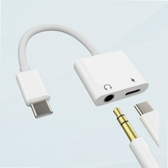 Audio Accessories USB C to 3.5mm Type-c Headphone Adapter AUX Slot Dongle Jack and Headphone Charger Android Headphone DAC Port Connection Headphone
