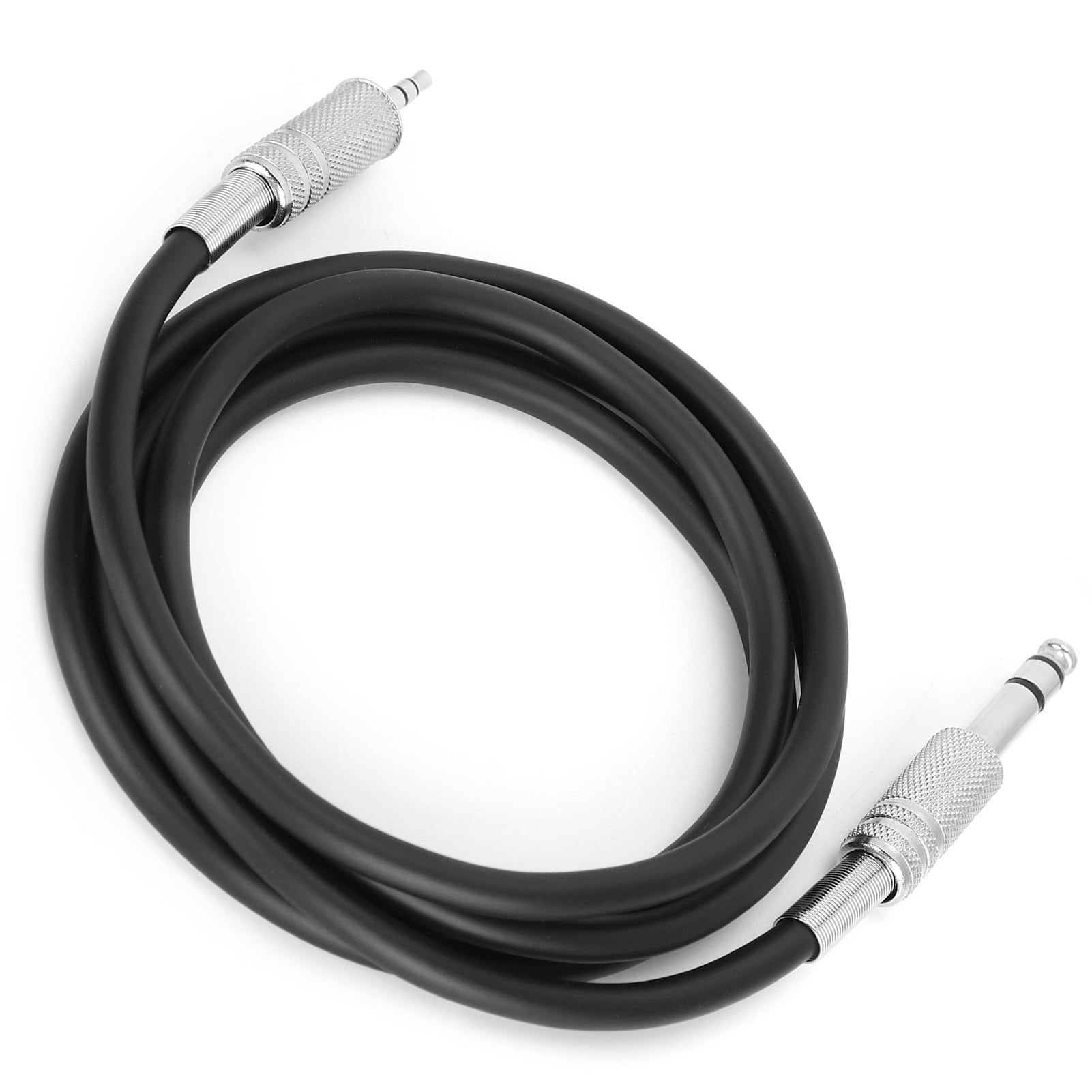 Audio Adapter Cable, 3.5mm 1/8 Inch Male To 6.35mm 1/4 Inch Male Stereo