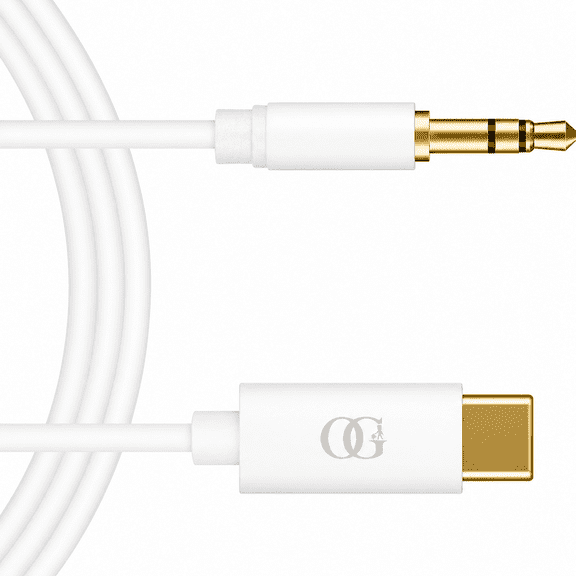 Audio Adapter Cable Type C to 3.5mm Audio Aux Jack Adapter, USB C Male to 3.5mm Male Extension Headphone Audio Stereo Cord Car Aux Cable
