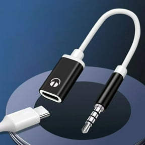 Audio Adapter USB C Female to 3.5mm Male Jack Converter Type C Headphone Adapter for PC Laptop Smartphone 6.7 Inch