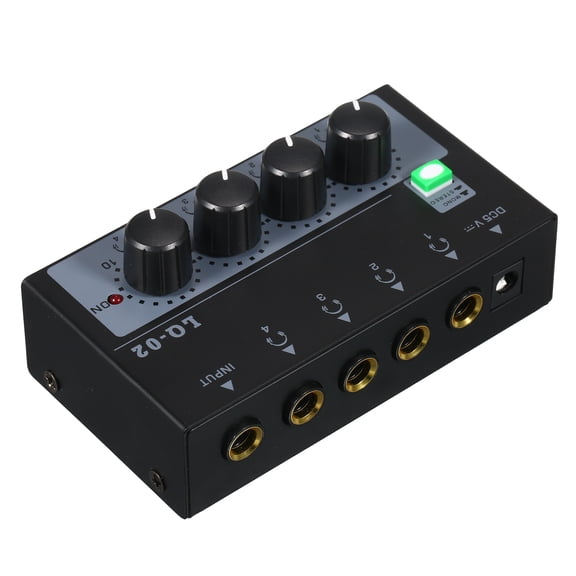 Audio Amp,Amplifier Balanced Output Channels Mono/stereo Metal Mono/stereo Metal Stereo Output Audio Input Amplifier 4 Channels Input Splitter Metal Stereo Amps 4 Channels Mono/stereo Adben