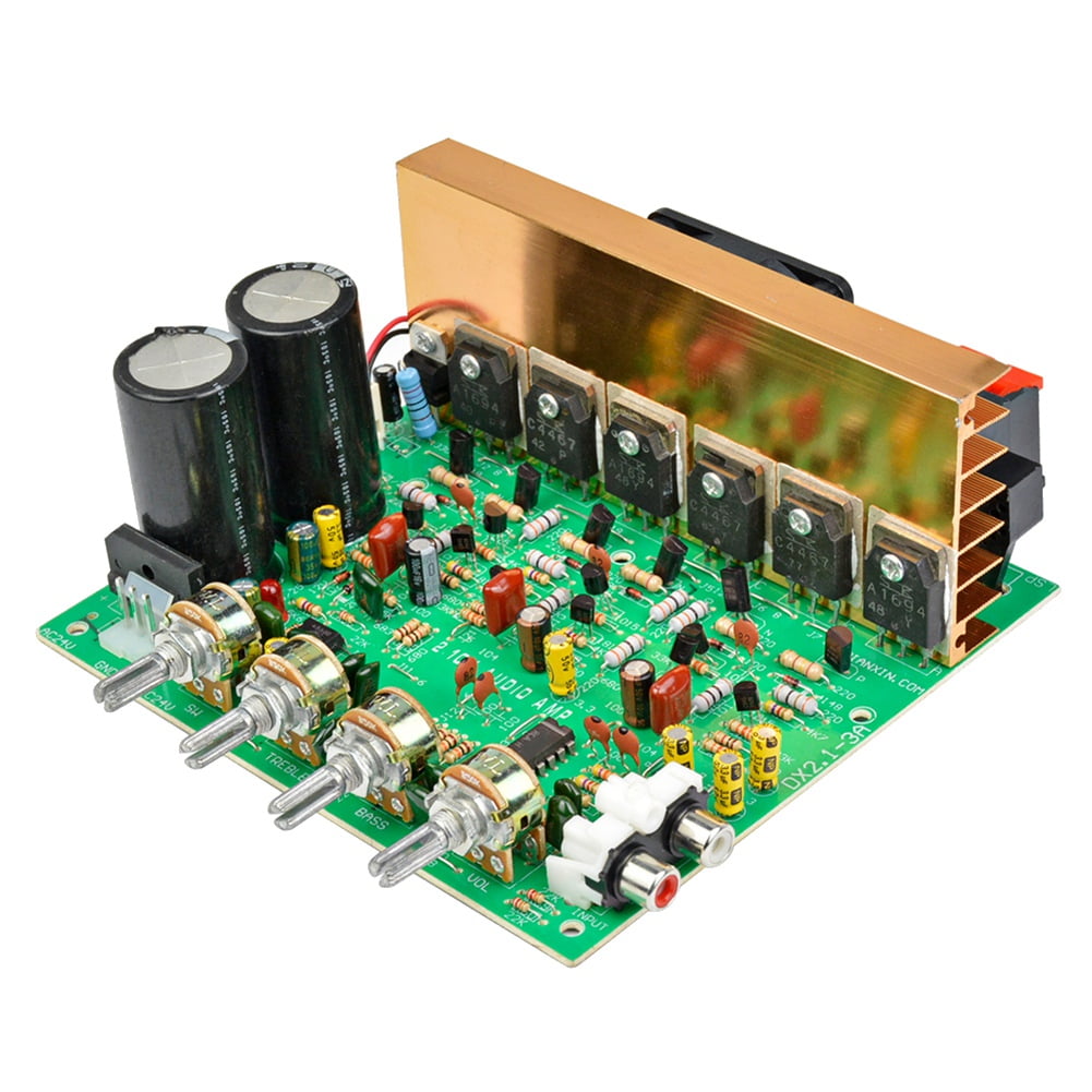 Audio Amplifier Board 2.1 Channel 240W High Power Subwoofer Amplifier Board AMP Dual AC18 24V Home Theater