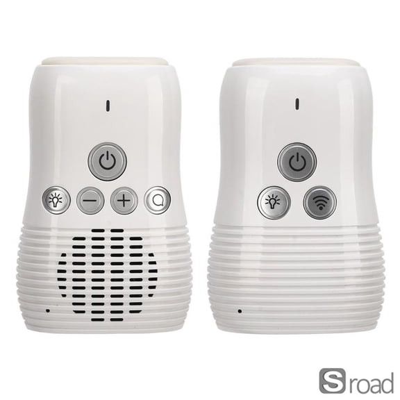 Audio Baby Monitor With Real-Time Audio, 2-Way Talk & Night Light, 2.4GHz Digital Wireless Monitor With No Wi-Fi Needed, Portable Nursery Sound Monitor For Baby Room