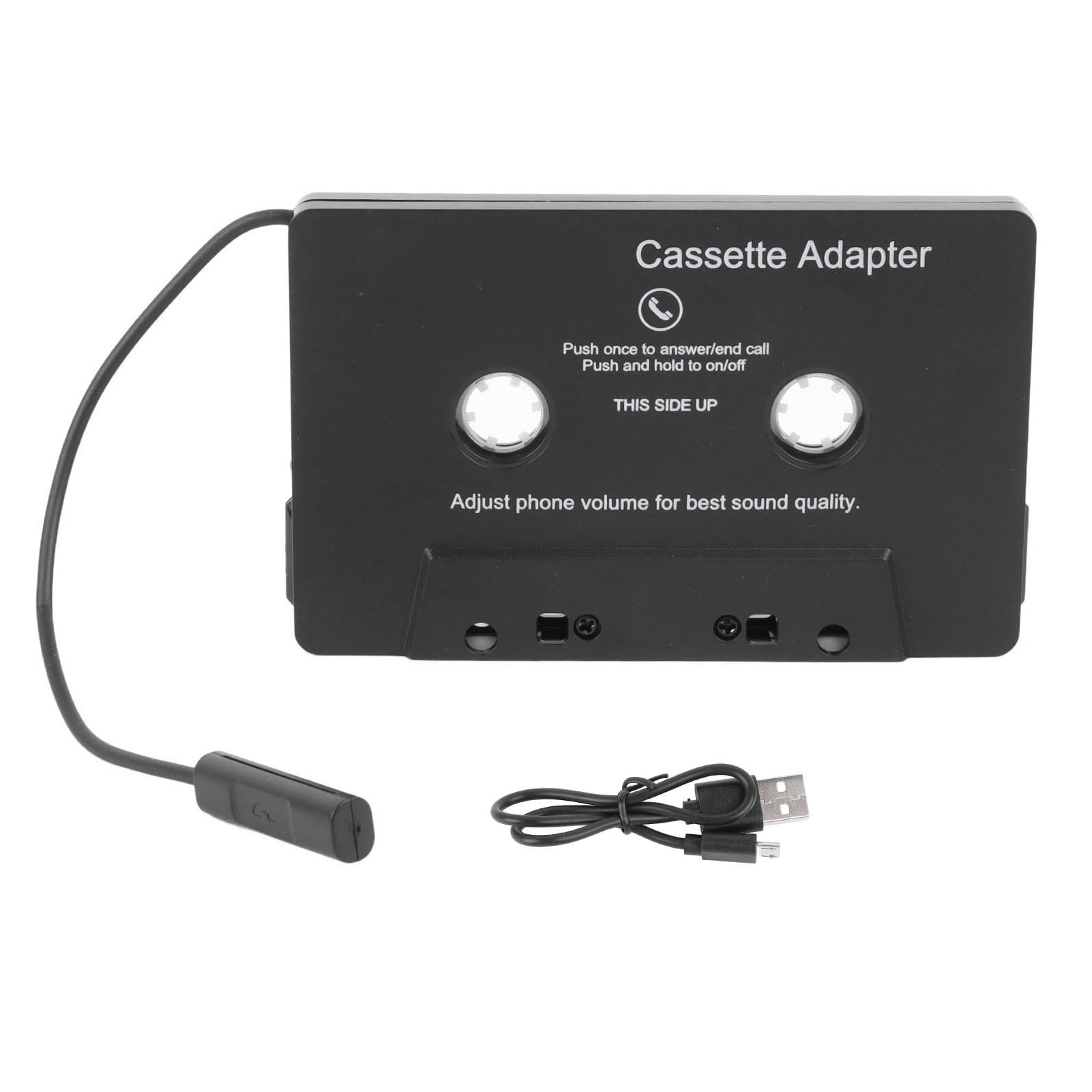 Audio Bluetooth Cassette Receiver Black Tape Player Car Audio Bluetooth