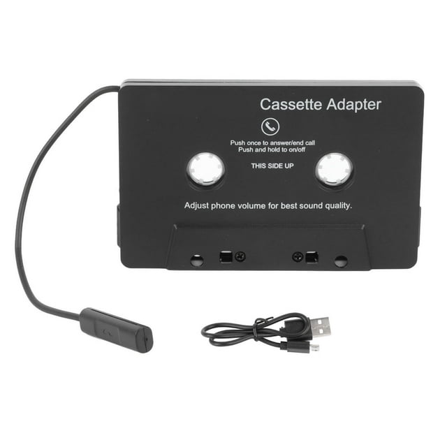 Audio Bluetooth Cassette Receiver Black Tape Player Car Audio Bluetooth