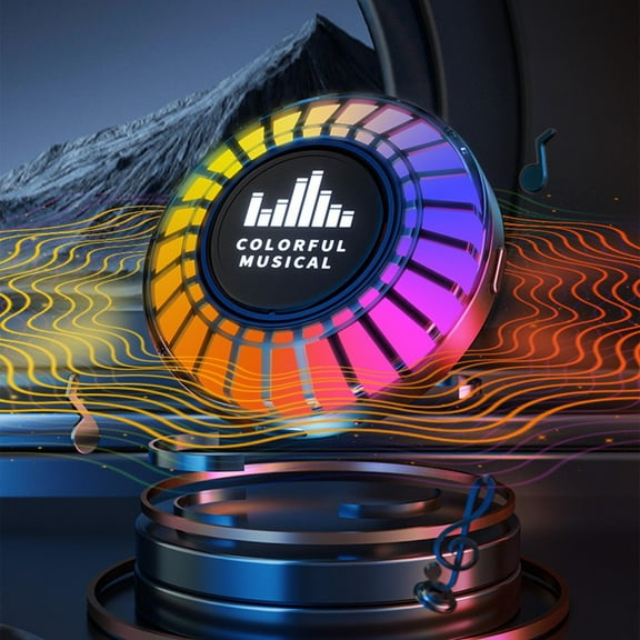 Audio Bluetooth de conducción ósea 360° Sonido estéreo impactante alto y bajo con control de aplicación Lámpara de atmósfera polar Subwoofer inalámbrico