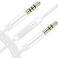 thumbnail image 1 of Audio Cable Gold Plated Volume Control 3.5mm to 3.5mm Male to Male Speaker Line AUX Cord with Mic for Headphone, 1 of 7