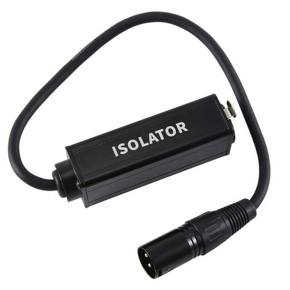 Audio Cable Isolator Noise Ground Loop XLR Eliminates, Female to Male